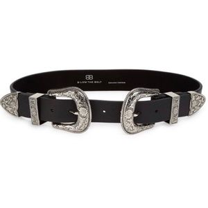 B-Low the Belt Bri Bri Silver Double Buckle